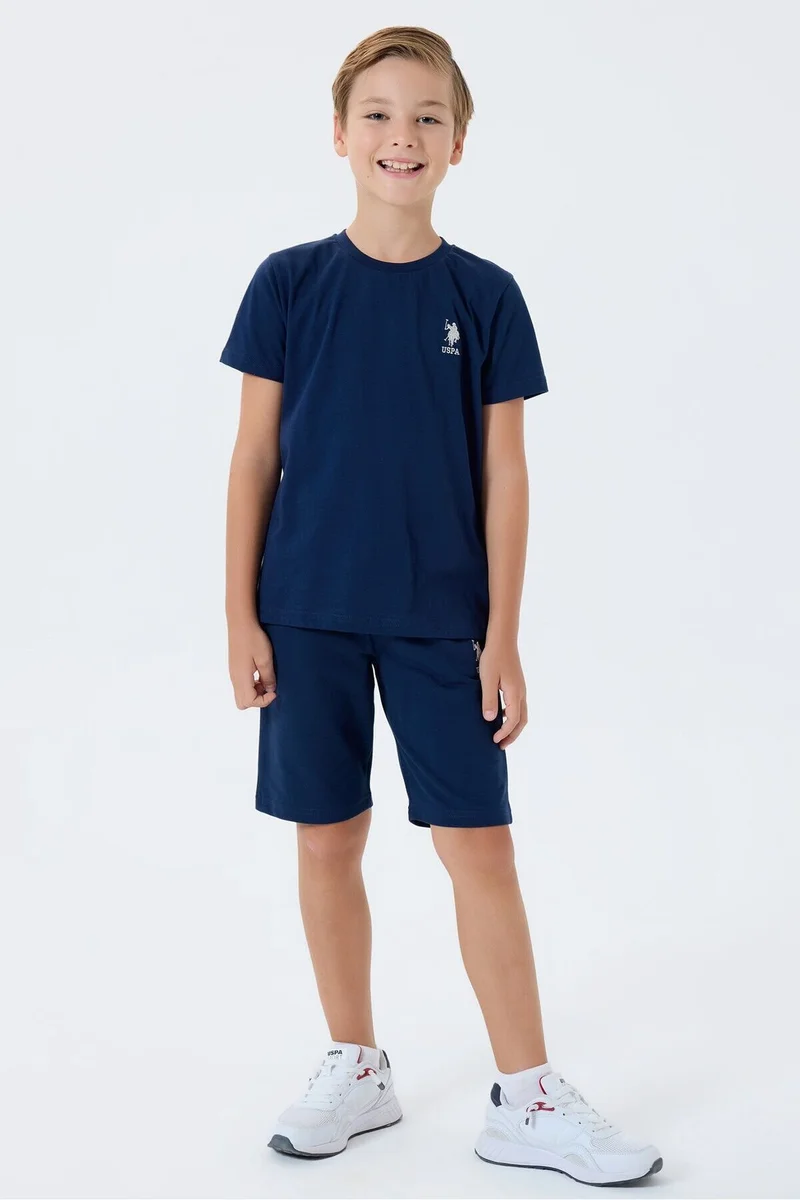 U.S. Polo Assn. U.S. Polo Assn. Boys Navy Bermuda Set